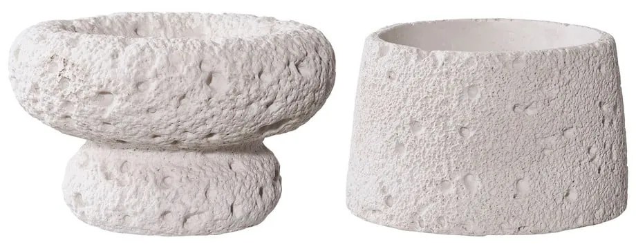 Sfeșnice pentru lumânări pastilă 2 buc. din ciment – House Nordic