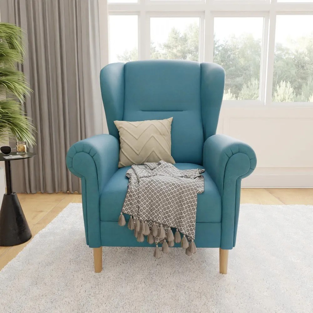 Fotoliu turcoaz wing Swan – Ropez