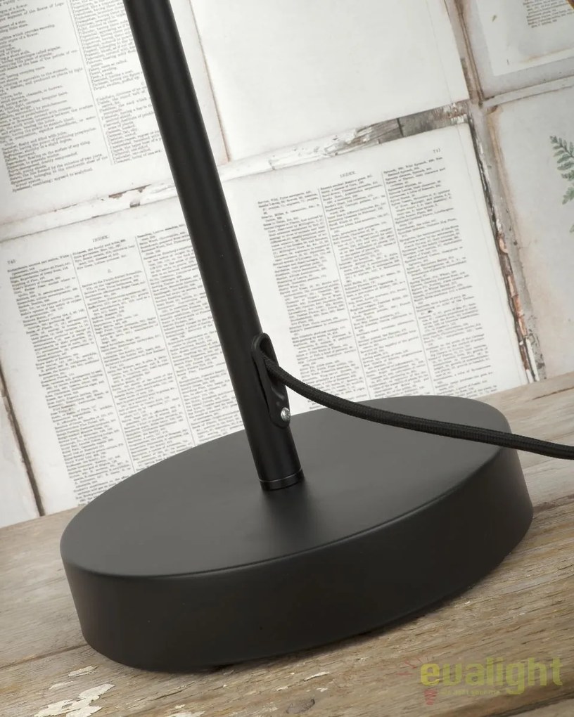 Lampa de podea moderna cu 2 surse de lumina SEATTLE, negru SEATTLE/F/B