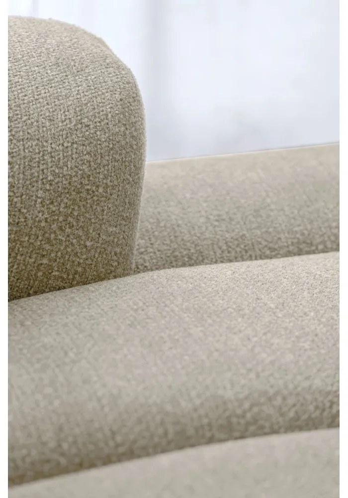 Colțar bej (cu colț pe partea stângă/în formă de "U") Shell – Miuform