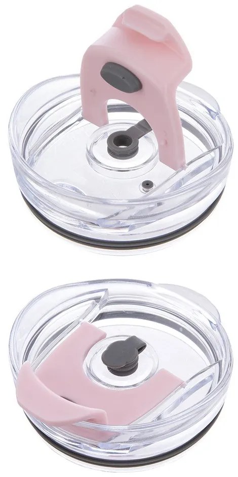 Cană termos roz cu pai 1,2 l Termo – Orion