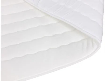 Pat matrimonial 140 cm Tebsano (crem) (cu somieră și saltea) (cu sp. depozitare). 1104202