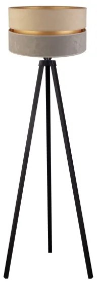 Lampadar Duolla DUO 1xE27/60W/230V d. 44 cm bej/gri/wenge