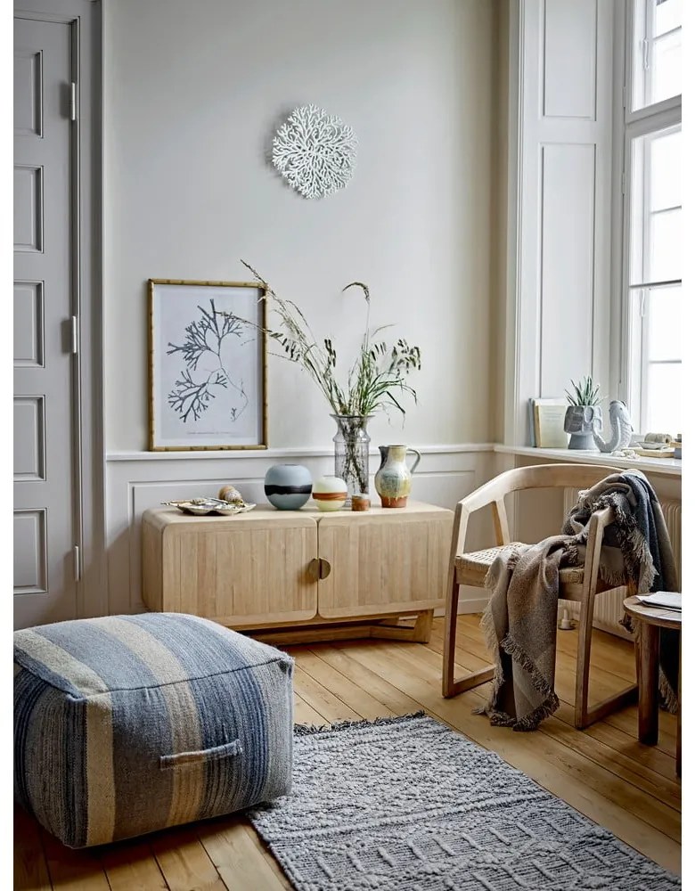 Comodă în culoare naturală din lemn de arbore de cauciuc 120x55x45 cm Serrone – Bloomingville