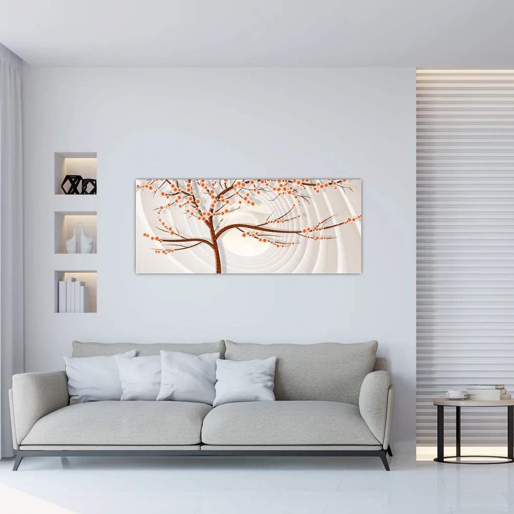 Tablou - Copac în infinit (120x50 cm), în 40 de alte dimensiuni noi