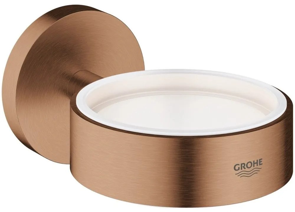 Grohe Essentials Suport pahar sau savoniera, cupru mat (brushed warm sunset)