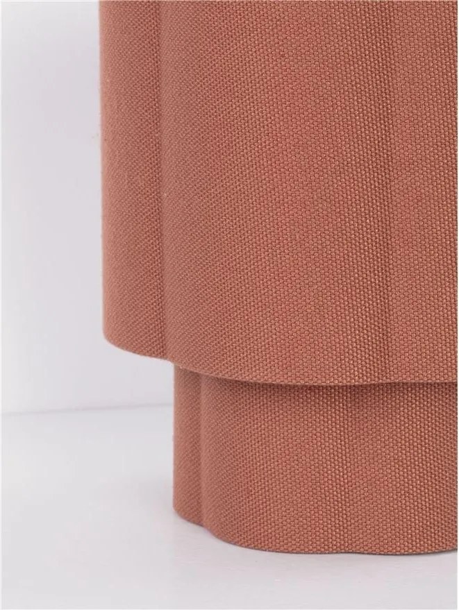 Veioza, Lampa de masa cu abajur rosu maroniu BLOOSY