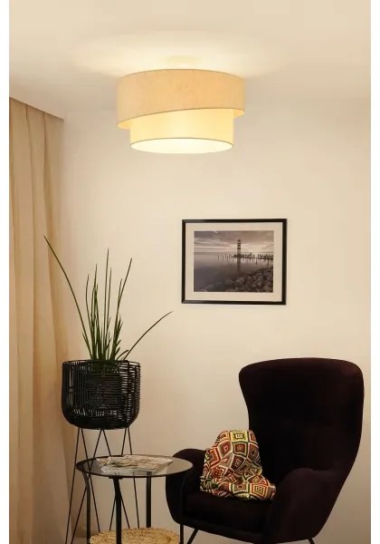 Lustră aplicată Brilagi SHINE 1xE27/15W/230V d. 50 cm crem