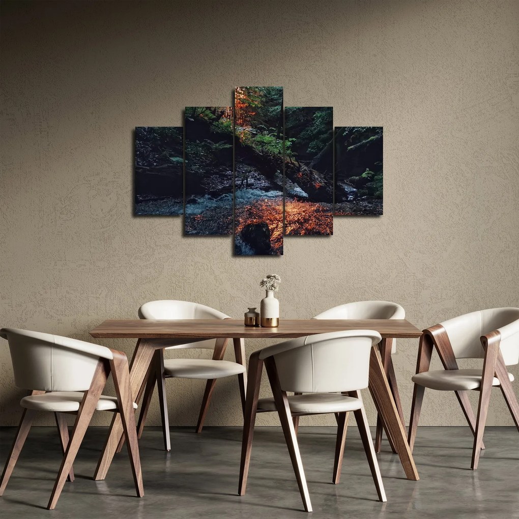 Tablou cu râu montan (150x105 cm)