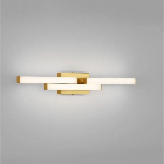 Aplica baie LED, protectie IP44, Aluminiu, Auriu, Atom, NVL-9695267