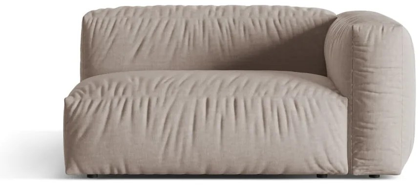 Modul pentru canapea modulară bej (cu colț pe partea dreaptă) Martina – Micadoni Home