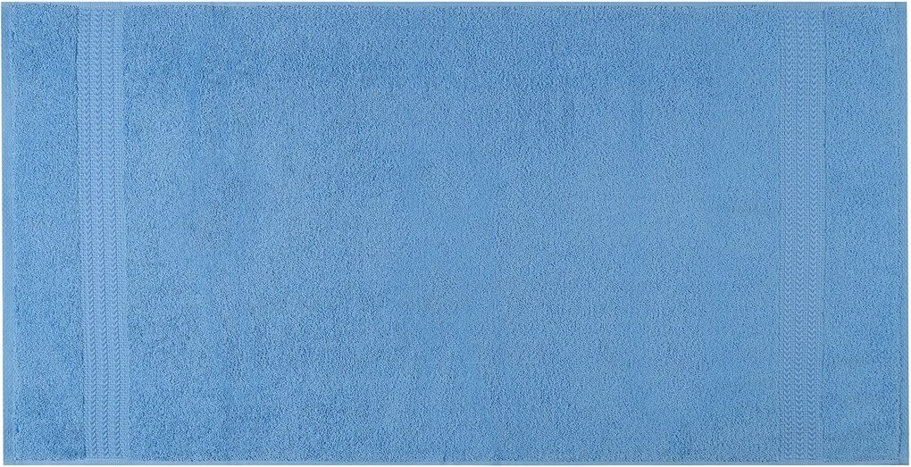 Prosop baie RAINBOW, albastru, bumbac, 50x90 cm