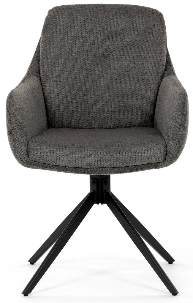Set de scaune de sufragerie cu mecanism deîntoarcere DCH-P3174 GREY2, 2 buc.