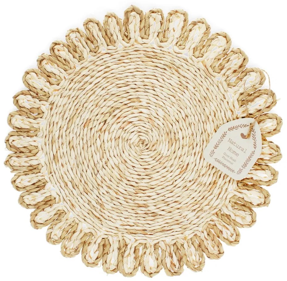 Suport pentru farfurii din coajă de porumb ø 38 cm Corn Husk – Rex London