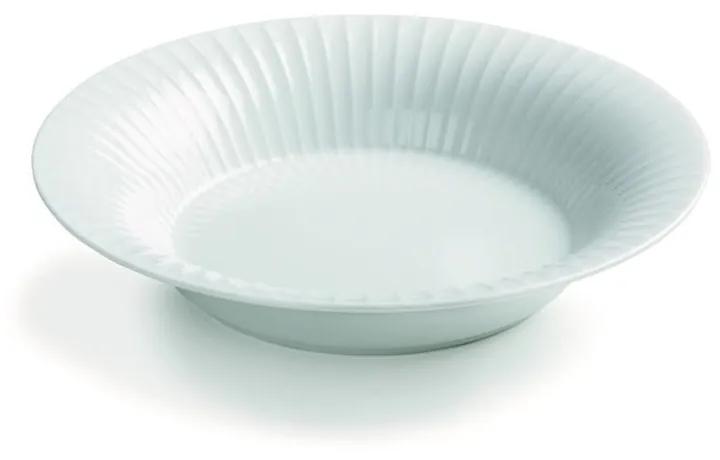 Farfurie din porțelan pentru supă Kähler Design Hammershoi, ⌀ 21 cm, alb