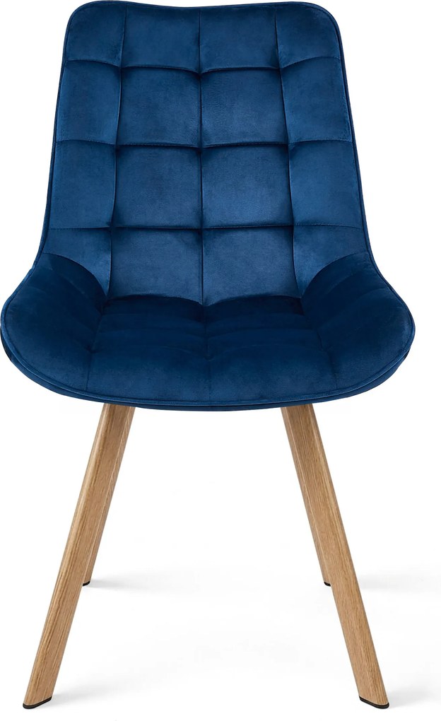 Scaun de masa SORIA VELVET, albastru