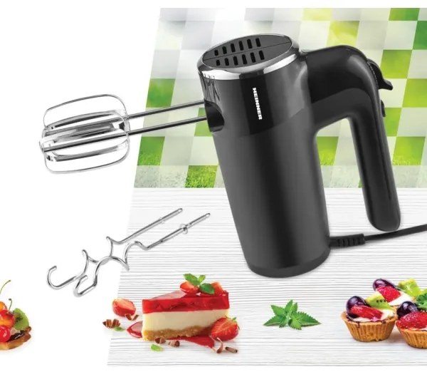 Heinner HM-300BK - Mixer de mână 300W/230V negru