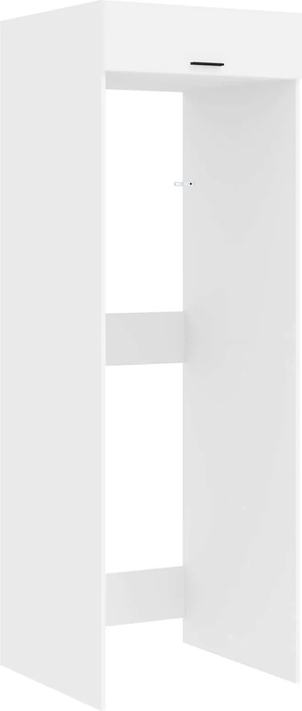 vidaXL Dulap pentru mașina de spălat cu ușă Alb 67,5 x 68 x 200 cm