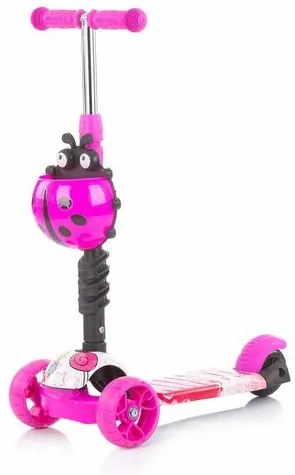 Scooter Chipolino cu bară de ghidare Kiddy Evo3in1 , Lollipop