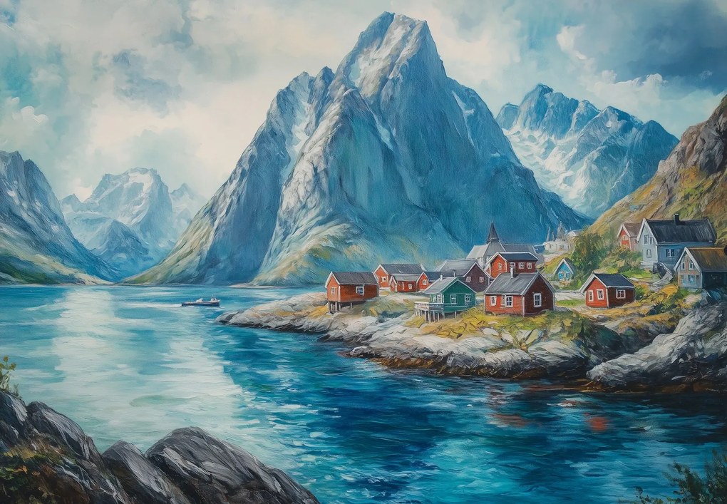 Fototapet - Sat norvegian (147x102 cm)