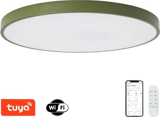 Brilagi-LED Lampă LED reglabilă SMART pentru piscină, 128 W, 230 V, 100 cm, Wi-Fi Tuya + telecomandă, verde