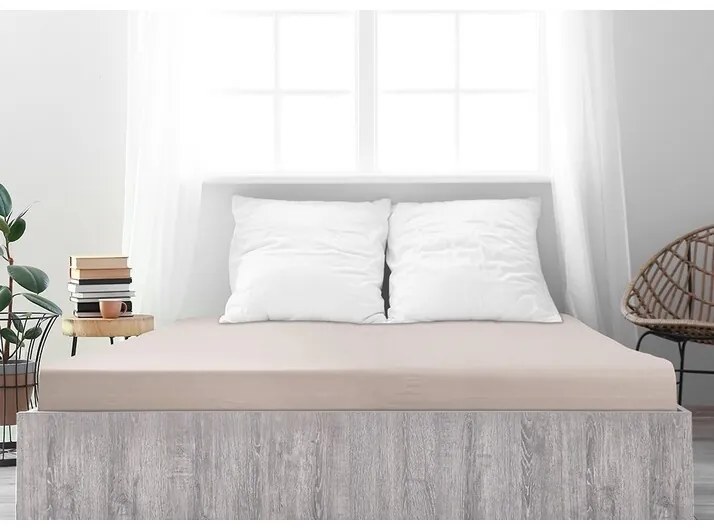 Cearșaf de pat 4Home jersey Ideal coffee , 70 x 140 cm, 70 x 140 cm