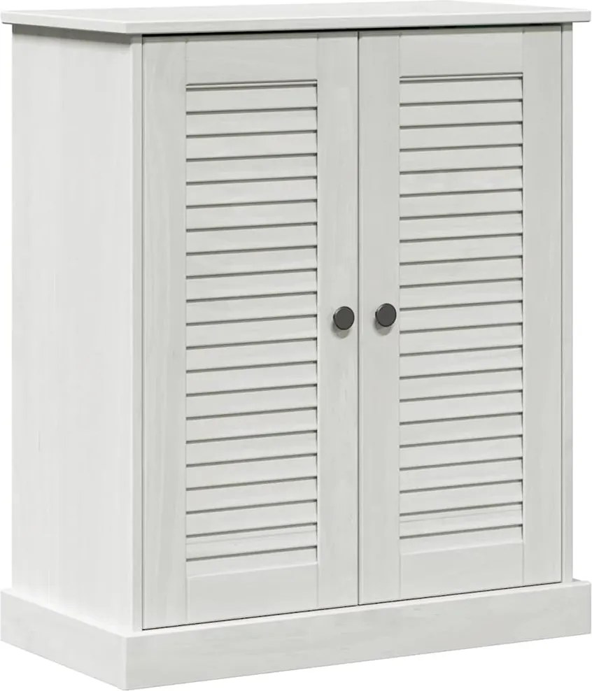 vidaXL Dulap de Baie cu raft VIGO Alb și Alb Antic 68 x 34 x 80 cm