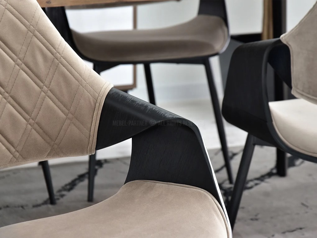 Scaun Rolf K (bej + negru). 1111248