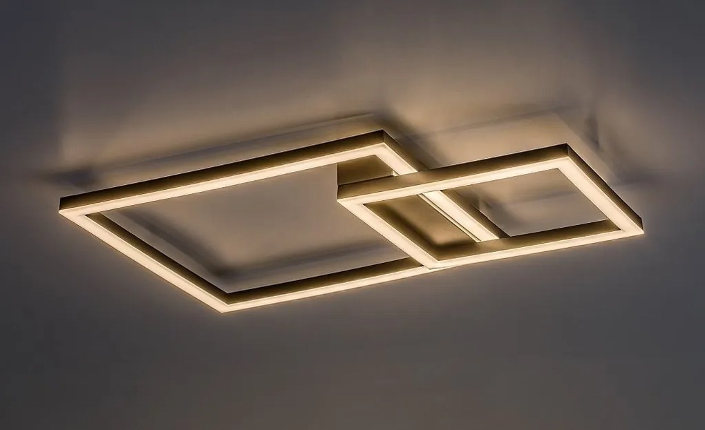 Plafoniera LED design geometric Heleth 48x33cm