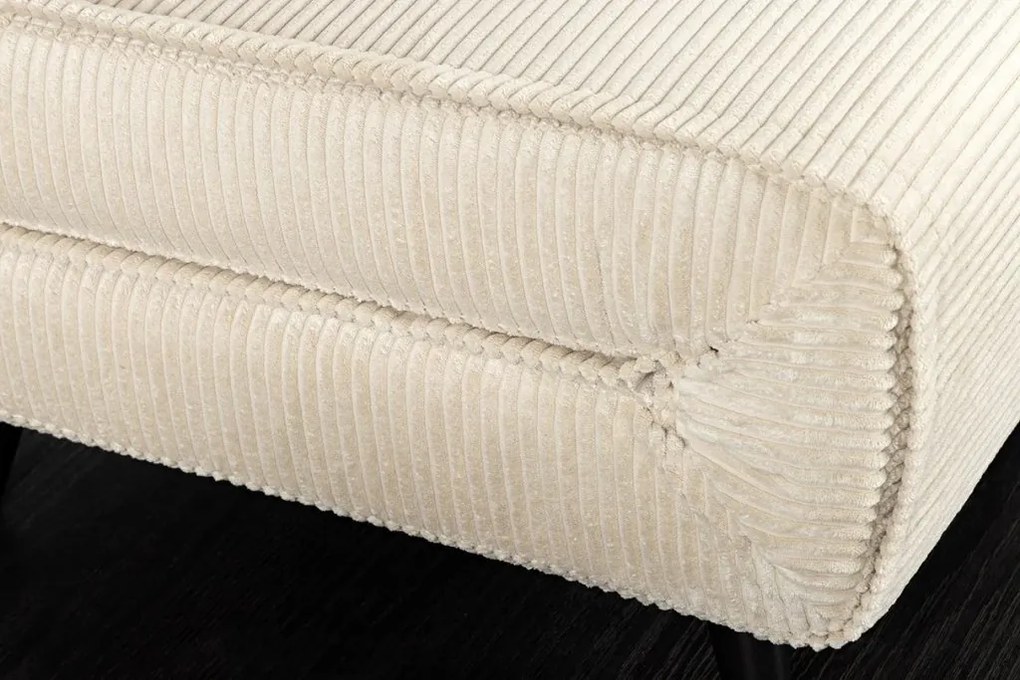 Fotoliu Pat SMART MULTIFUNCTION 140cm catifea raiata bej