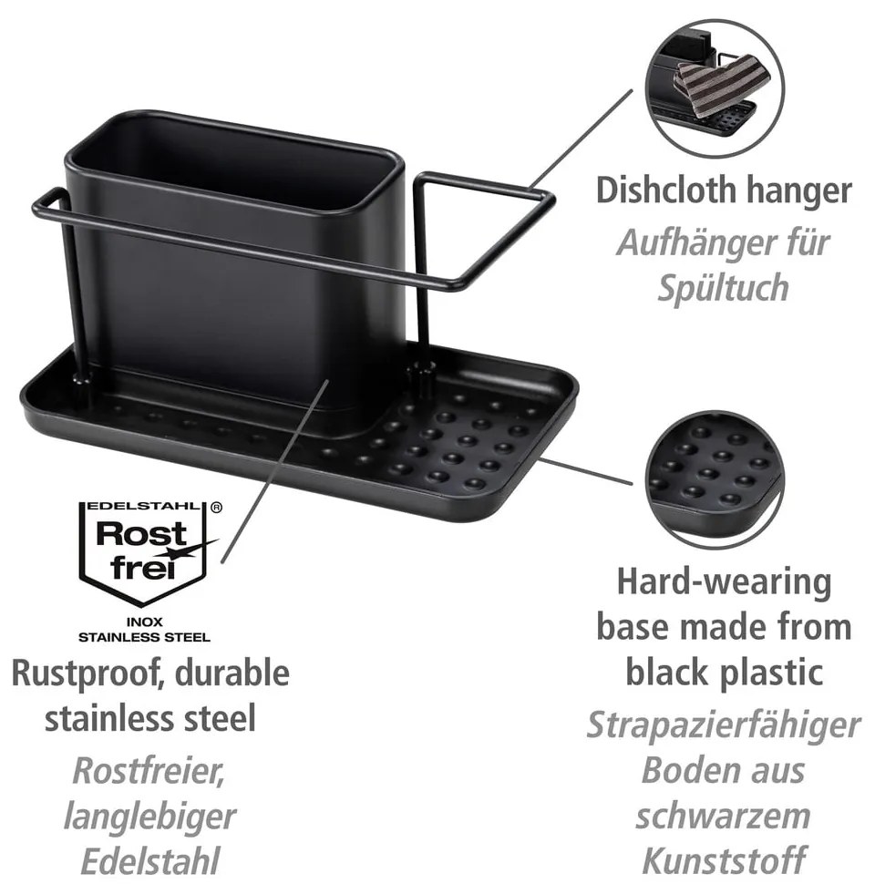 Suport pentru accesorii de spălat din metal Orio – Wenko