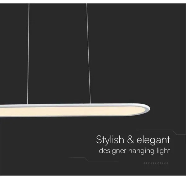 Lustră LED pe cablu LED/24W/230V 4000K alb