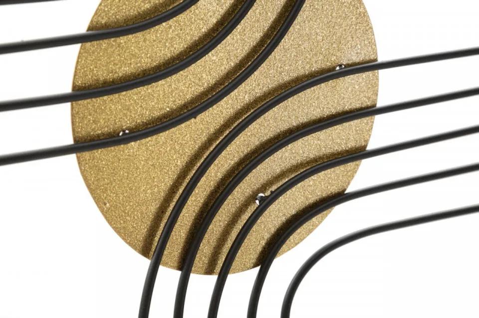 Panou decorativ auriu din metal, 40,5x1,5x50,5 cm, Sunshine-A Mauro Ferretti