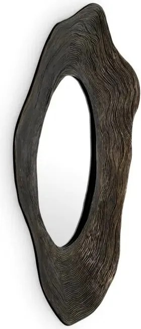 Oglinda decorativa design LUX Pavona bronz