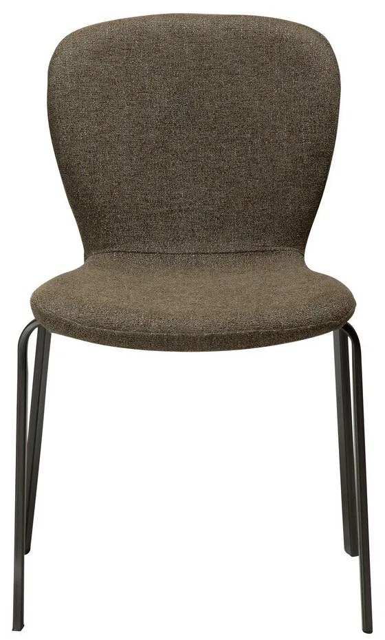 Scaun de dining kaki tapițat Heap – DAN-FORM Denmark