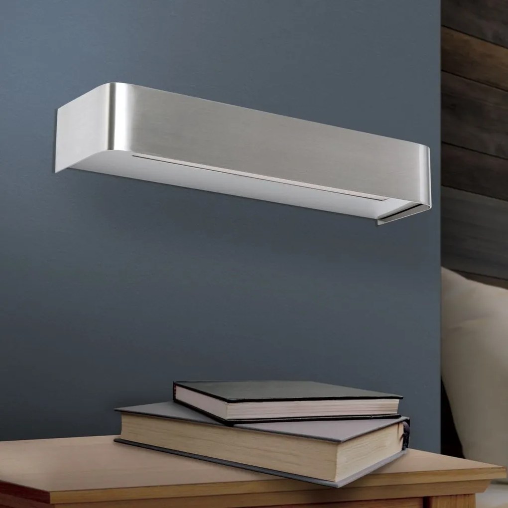 Aplica de perete LED iluminat ambiental BERNHARD satin