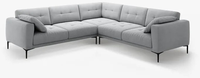 Coltar Bemy 5 locuri catifea Salvador L290 cm