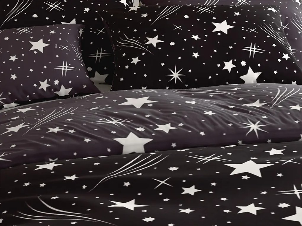 Lenjerie de pat din microfibra NIGHT SKY albastru-gri Dimensiune lenjerie de pat: 2 buc 70 x 90 cm | 200 x 220 cm