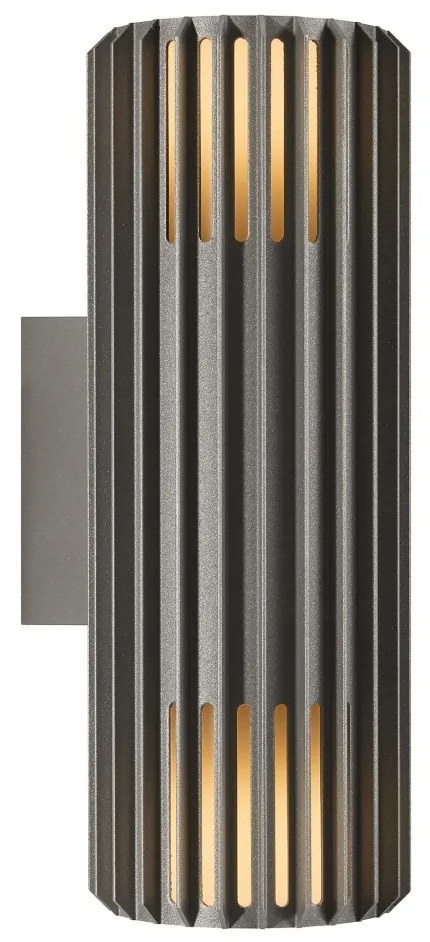 Aplica de perete exterior design nordic IP54 Aludra seaside antracit