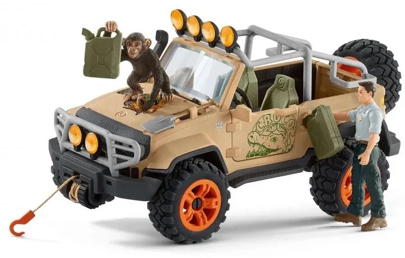 Mașină off-road 4 x 4cu troliu Schleich 42410