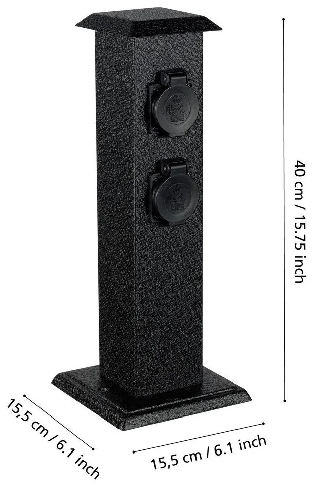 Priză de exterior (înălțime 40 cm) PARK 4 – EGLO