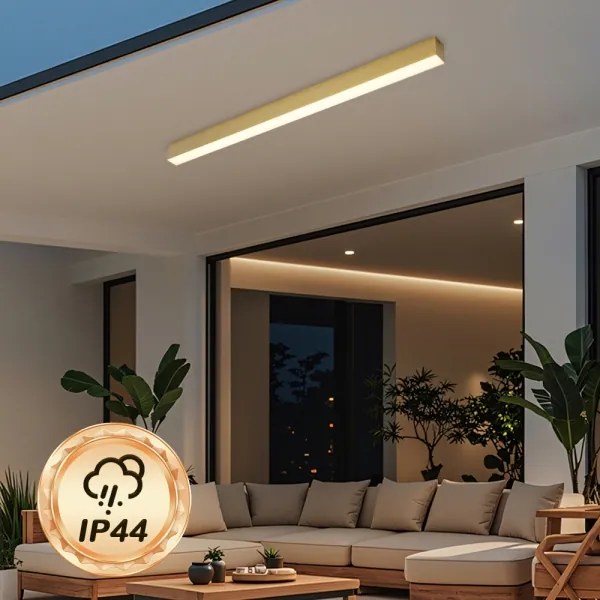 Brilagi SLEEKLINE - Plafonieră LED pentru baie, LED/40W/230V, auriu, IP44