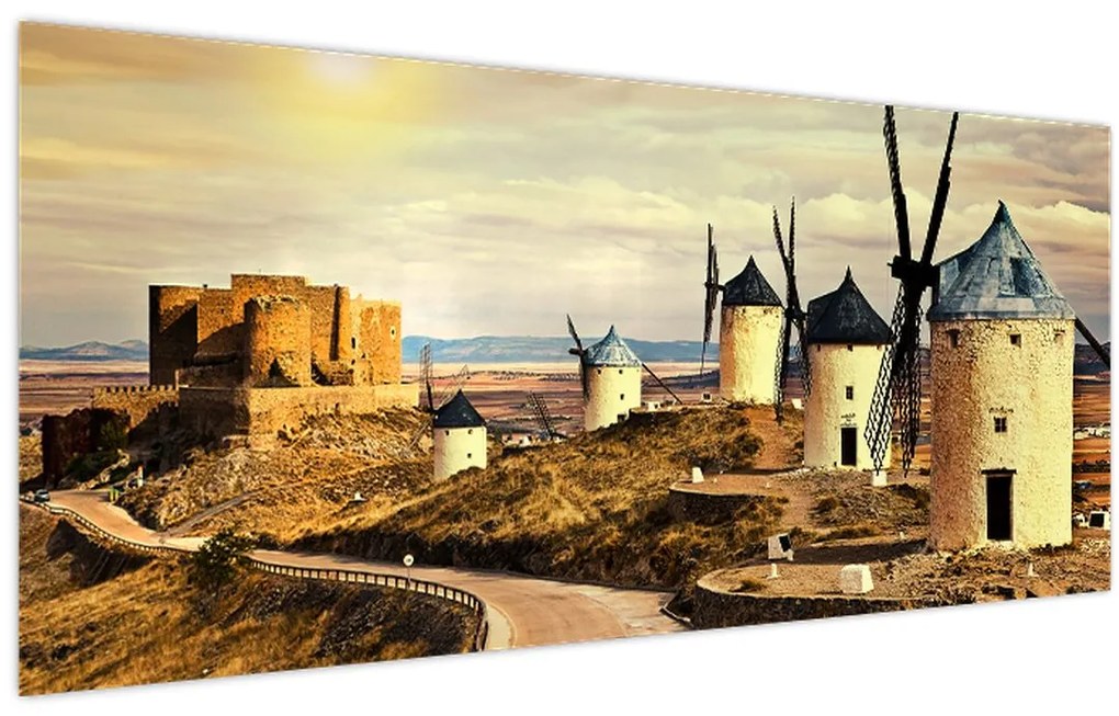 Tablou - Morile de vânt (120x50 cm)