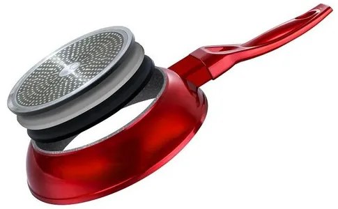 Tigaie Berlinger Haus Burgundy Metallic Line, 20 cm