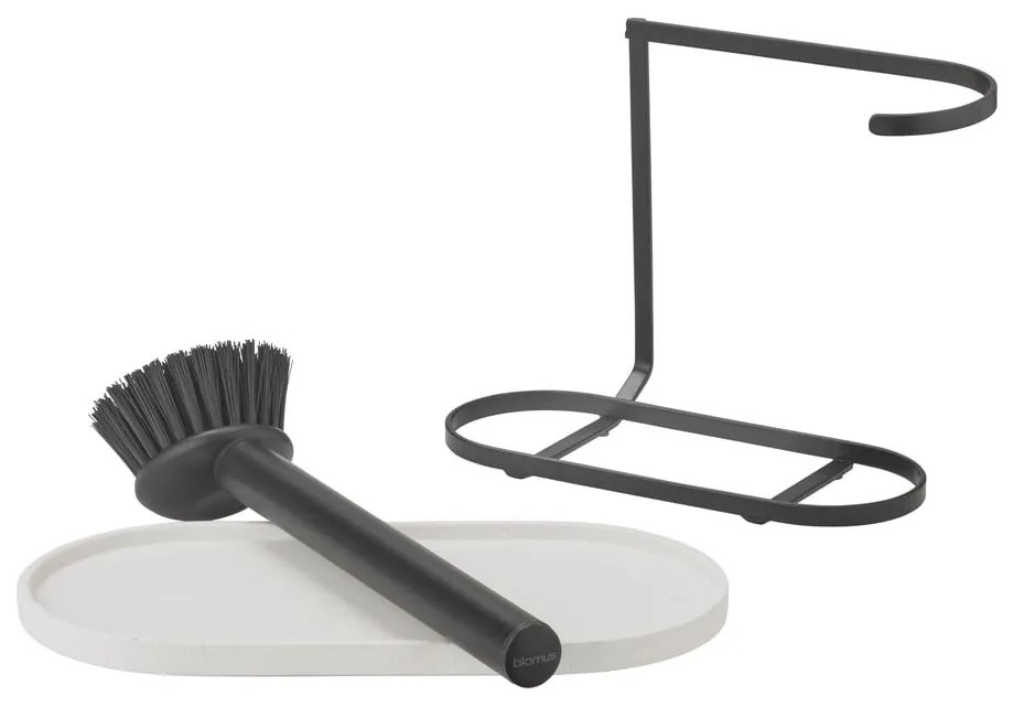 Suport pentru accesorii de spălat crem din beton Dhuva – Blomus