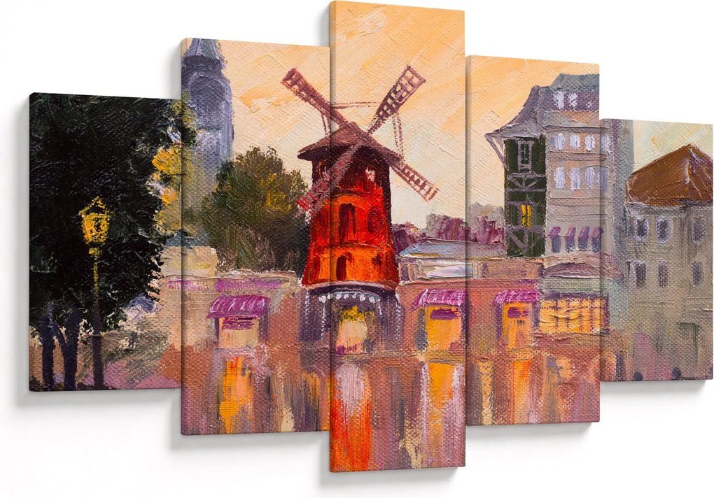 Tablou - Moulin rouge, Paris, Franța (150x105 cm)