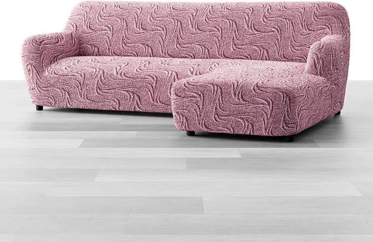 Gaico Huse bielastice BRILLANTE bordo canapea cu otoman dreapta (l. 170 - 300 cm)