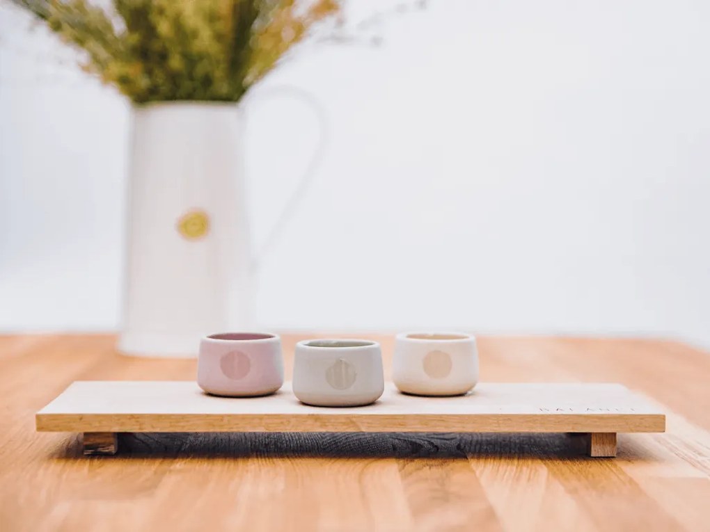 Räder Sfesnic din ceramica Culoare Maro Taupe, LIGHT TAUPE