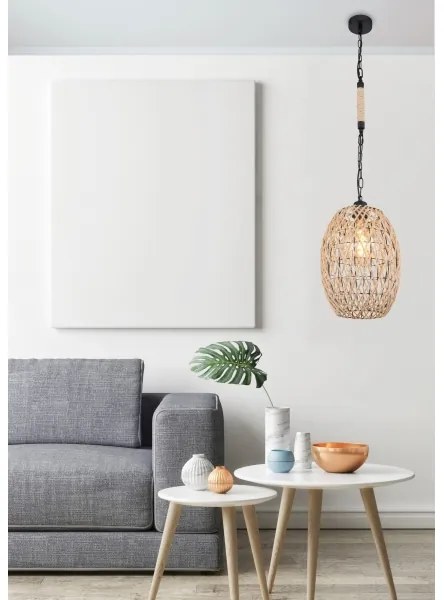 Lustră pe lanț Globo 15670H HALIA 1xE27/60W/230V