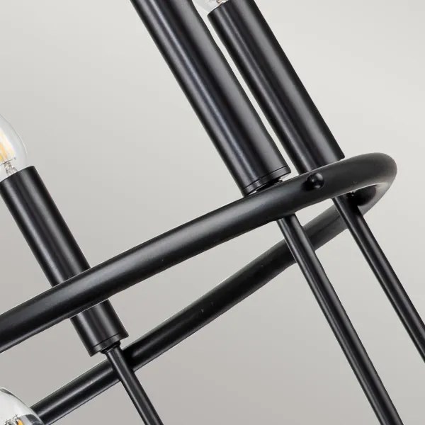 Kichler KL-CAPITOL-HILL12-BLK-Candelabru pe lanț CAPITOL HILL 12xE14/40W/230V negru